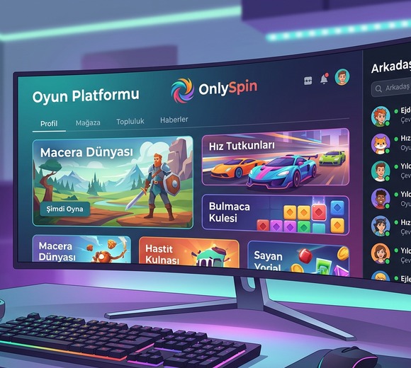 OnlySpin Oyun Platformu Ekran Görüntüsü