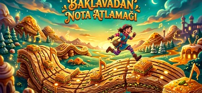 Baklavadan Nota Atlama Oyun Tanıtım Görseli